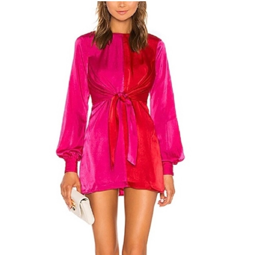 House of Harlow 1960 x REVOLVE Lotta Dress in Fuchsia